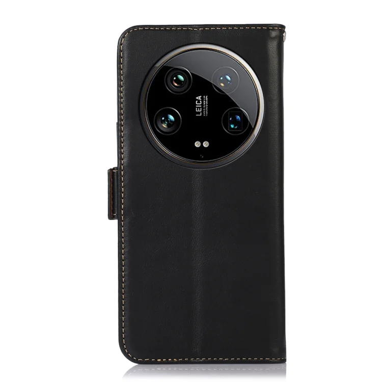 EDA005883607A_3.webp Magnetic Crazy Horse Texture Genuine Leather RFID Phone Case, For Xiaomi 14 Ultra, For Xiaomi 14 - Image 4