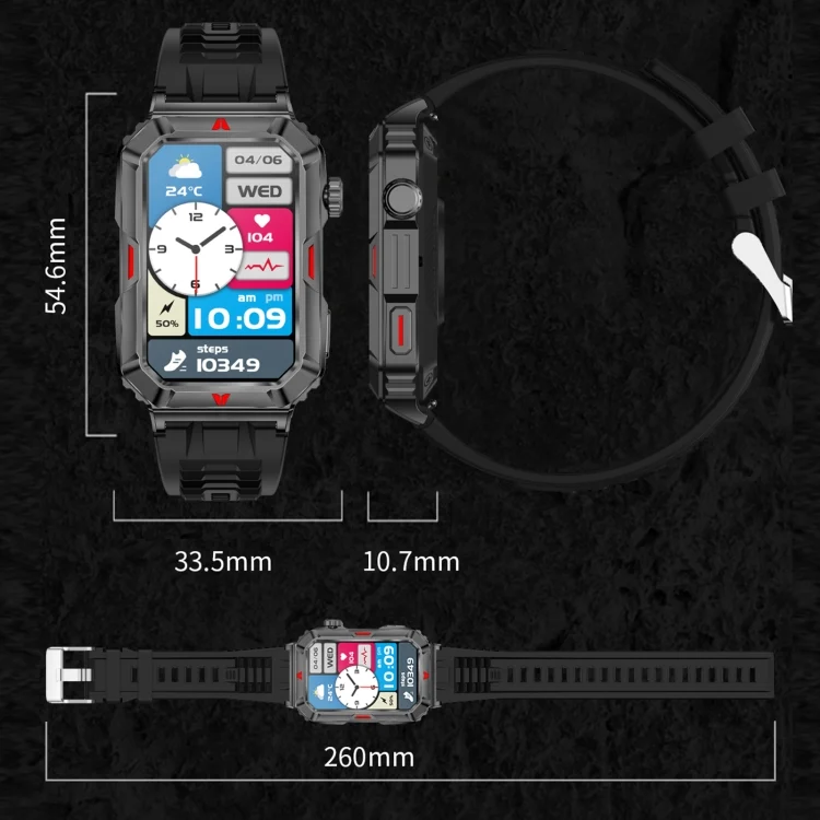EDA0058842_B6.webp CF26 1.57inch BT5.2 Smart Bracelet Support Sleep Detection - Image 7