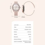 V66 1.28inch BT5.0 Smart Watch Support Heart Rate/ Sleep Detection - Image 2