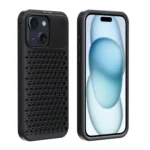 R-JUST RJ58 Aromatherapy Metal Cooling Phone Case, For iPhone 15 Plus, For iPhone 15, For iPhone 14, For iPhone 14 Pro, For iPhone 14 Pro Max, For iPhone 13 Pro Max, For iPhone 13