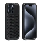 R-JUST RJ58 Aromatherapy Metal Cooling Phone Case, For iPhone 15 Pro Max, For iPhone 15 Pro