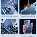 TOTUDESIGN PC-2 Series Electroplating TPU Phone Case, For iPhone 15 Pro Max, For iPhone 15 Pro, For iPhone 15 Plus, For iPhone 15 - Image 3