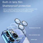 TOTUDESIGN PC-2 Series Electroplating TPU Phone Case, For iPhone 15 Pro Max, For iPhone 15 Pro - Image 4