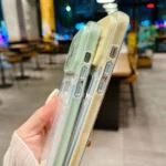 Large Window PC Hybrid TPU Phone Case with Card Slot, For iPhone 11 Pro - Image 5