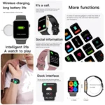 Q9 Smart Bracelet, 2.01 inch Waterproof Smart Watch, BT Call / Heart Rate / Blood Pressure / Blood Oxygen - Image 7