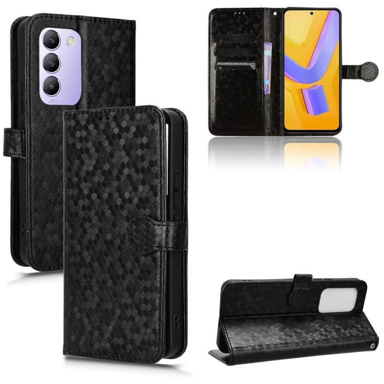 Honeycomb Dot Texture Leather Phone Case, For vivo Y200E Global, For vivo V30 Lite Indian, For vivo S18 5G / V30 5G, For vivo S18 Pro 5G / V30 Pro 5G