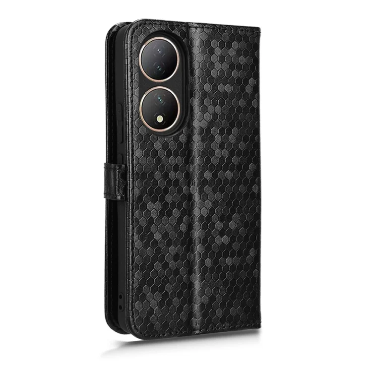 EDA005907817A_2.webp Honeycomb Dot Texture Leather Phone Case, For vivo Y100 5G - Image 3