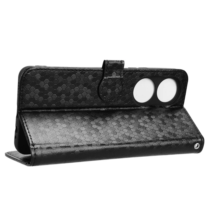 EDA005907817A_4.webp Honeycomb Dot Texture Leather Phone Case, For vivo Y100 5G - Image 5