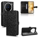 Honeycomb Dot Texture Leather Phone Case, For vivo X200 5G, For vivo X200 Pro mini 5G, For vivo X200 Pro 5G, For vivo T3 Pro 5G India / iQOO Z9s Pro 5G