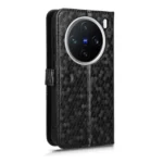 Honeycomb Dot Texture Leather Phone Case, For vivo X200 5G, For vivo X200 Pro mini 5G, For vivo X200 Pro 5G, For vivo T3 Pro 5G India / iQOO Z9s Pro 5G - Image 3