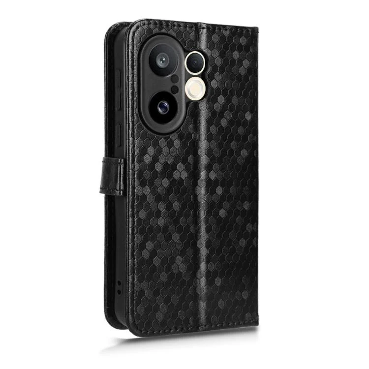 EDA005907829A_2.webp Honeycomb Dot Texture Leather Phone Case, For vivo X200 FE / S30 Pro mini, For vivo X200s 5G, For vivo Y300 Pro 5G / iQOO Z10 5G India, For vivo Y39 5G / Y300i - Image 3