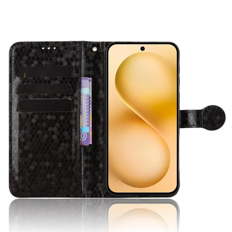 EDA005907829A_3.webp Honeycomb Dot Texture Leather Phone Case, For vivo X200 FE / S30 Pro mini, For vivo X200s 5G, For vivo Y300 Pro 5G / iQOO Z10 5G India, For vivo Y39 5G / Y300i - Image 4