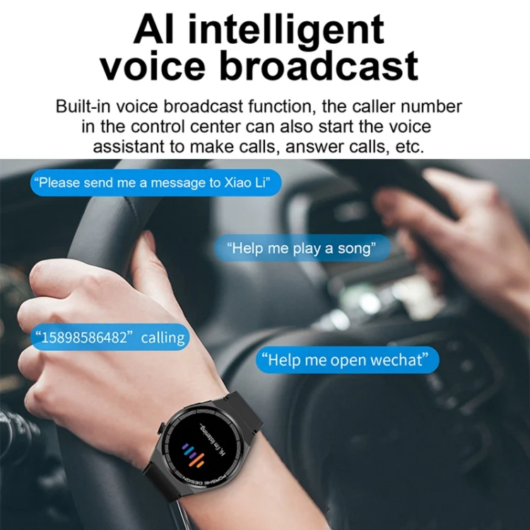 EDA0059098_B3.webp TM06 Smart Bracelet, 1.28 inch IP67 Waterproof Smart Watch, Bluetooth Call / Heart Rate / Blood Pressure / Blood Oxygen - Image 4