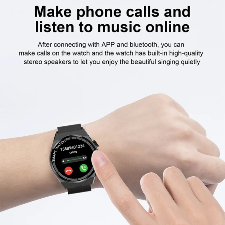 EDA0059118_B4.webp GT3 Smart Bracelet, 1.5 inch Smart Watch, Bluetooth Call / Heart Rate / Blood Pressure / Blood Oxygen - Image 5