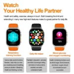 G41 Smart Bracelet, 2.01 inch IP67 Waterproof Smart Watch, Bluetooth Call / Heart Rate / Non-invasive Blood Glucose / HRV / MET - Image 4