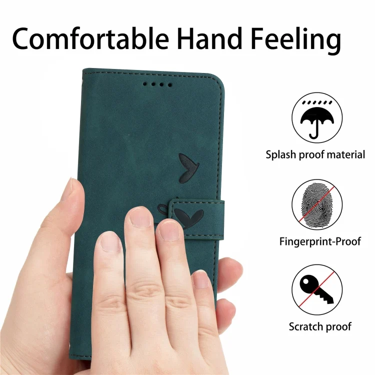 EDA005918010A_5.webp Skin Feel Heart Embossed Leather Phone Case with Long Lanyard, For Xiaomi Redmi Note 13 4G Global, For Xiaomi Redmi K70E, For Xiaomi 14 Ultra, For Xiaomi 14 Pro - Image 6