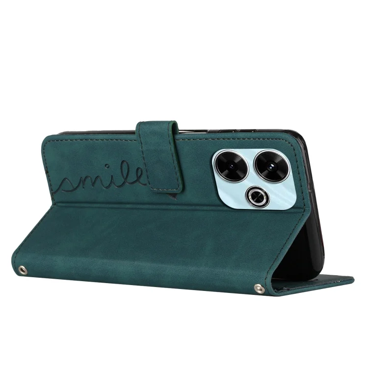 EDA005918015A_2.webp Skin Feel Heart Embossed Leather Phone Case with Long Lanyard, For Xiaomi Redmi 13 4G, For Xiaomi Redmi Turbo 3, For Xiaomi Redmi A3, For Xiaomi Redmi Note 13 Pro 4G Global - Image 3
