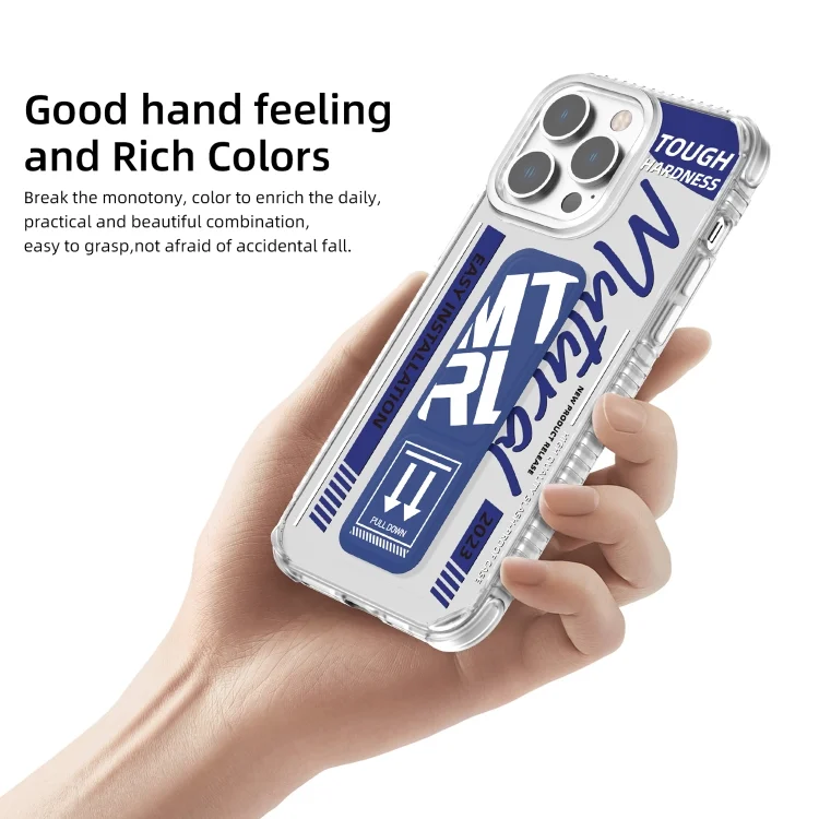 EDA0059224_B4.webp Mutural Wing Flash Series TPU Phone Case with IML Stand, For iPhone 15 Pro Max, For iPhone 15 Pro - Image 5