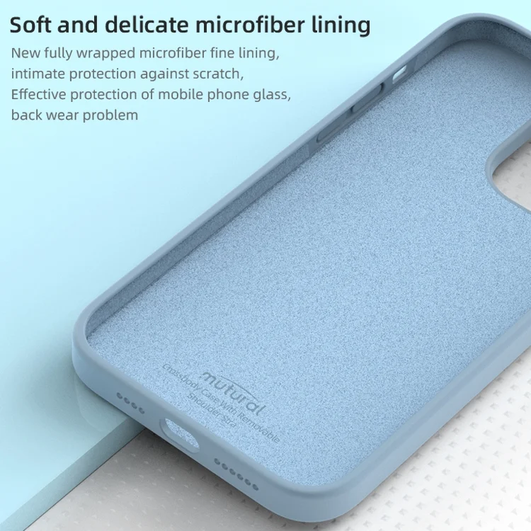 EDA0059227_B4.webp Mutural Yuemu Series Liquid Silicone Phone Case, For iPhone 15 Pro Max, For iPhone 15 Pro - Image 5