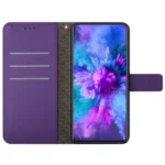 Rhombic Grid Texture Leather Phone Case, For Xiaomi Redmi 13 4G Global / 5G Global, For Xiaomi Redmi A3, For Xiaomi Redmi Note 13 4G Global - Image 3