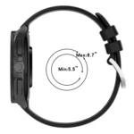 Liquid Glossy Silver Buckle Silicone Watch Band - Image 3