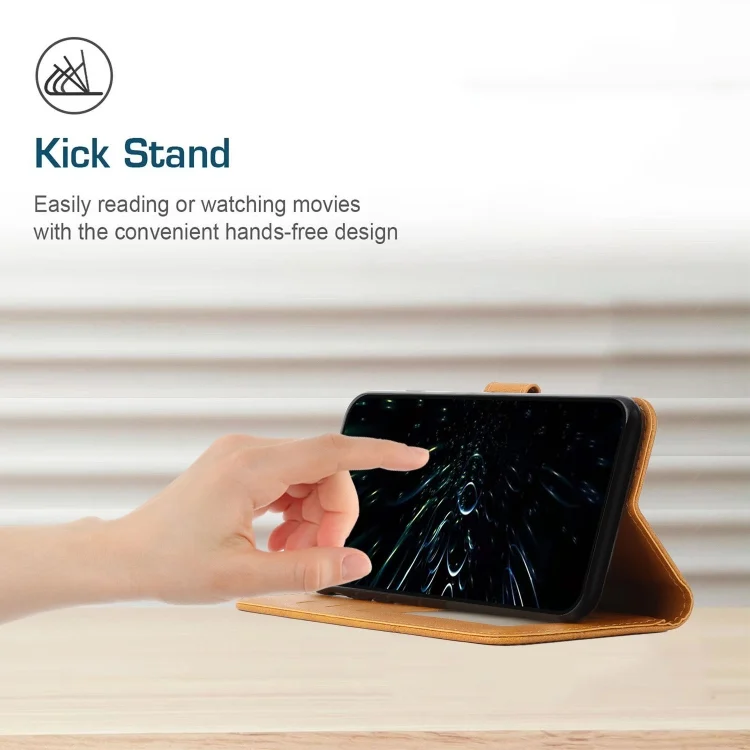 EDA005933710A_4.webp Stitching Calf Texture Buckle Leather Phone Case, For vivo Y28 4G, For vivo Y03 / Y18 / Y18e, For vivo Y38 5G - Image 5