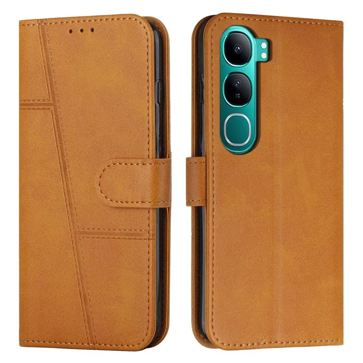 Stitching Calf Texture Buckle Leather Phone Case, For vivo Y300 Global / V40 Lite IDN, For vivo Y19s, For vivo V40 / V40 Pro / T3 Ultra