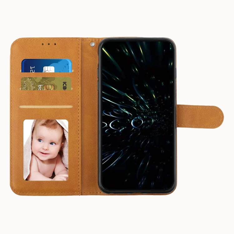 EDA005933907A_2.webp Stitching Calf Texture Buckle Leather Phone Case, For Xiaomi 14 pro, For Xiaomi 13T / Xiaomi 13T Pro, For Xiaomi 14 - Image 3