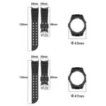 Armor Silicone Watch Band + Watch Case Set - Image 3