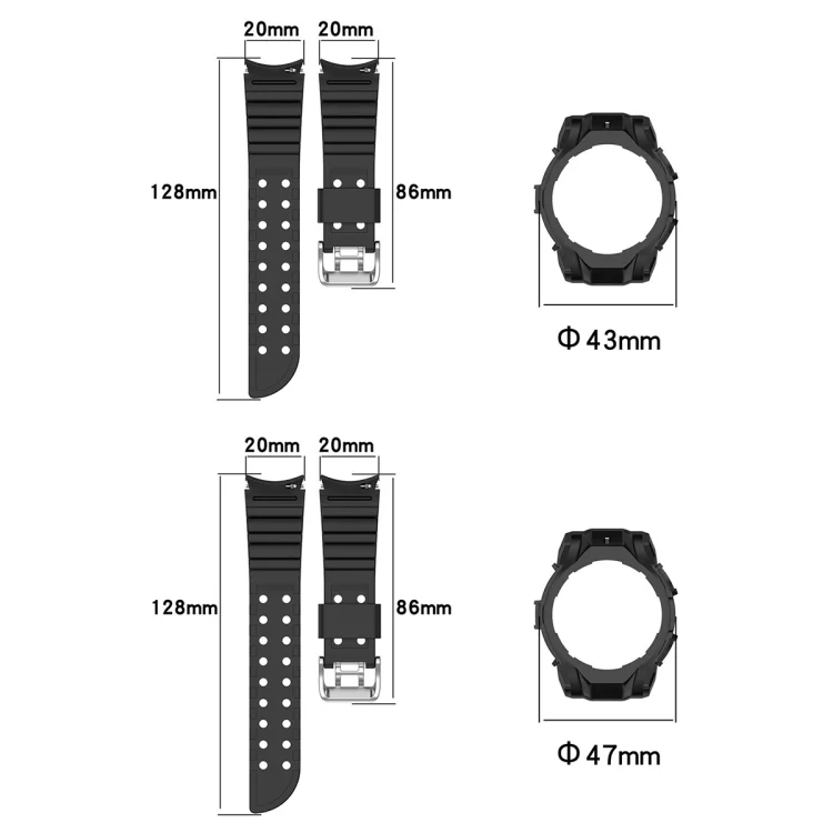 EDA0059340_B2.webp Armor Silicone Watch Band + Watch Case Set - Image 3