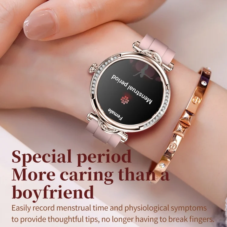 EDA0059452_B7.webp CF32 1.27 inch Screen Lady Smart Watch, Support Female Physiology Monitoring & 100+ Sports Modes - Image 8