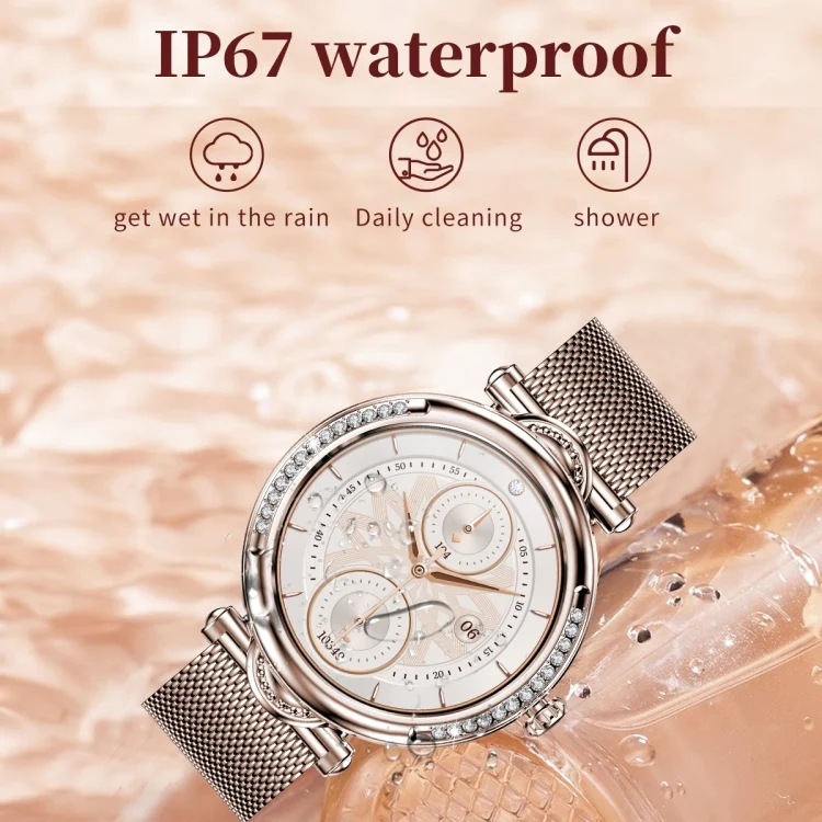 EDA0059452_B8.webp CF32 1.27 inch Screen Lady Smart Watch, Support Female Physiology Monitoring & 100+ Sports Modes - Image 9