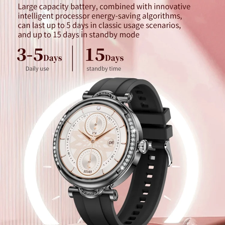 EDA0059452_B9.webp CF32 1.27 inch Screen Lady Smart Watch, Support Female Physiology Monitoring & 100+ Sports Modes - Image 10