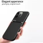 Classic Tilt Strip Grain Magnetic Shockproof PC + TPU Phone Case, For iPhone 15 - Image 2