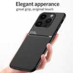 Classic Tilt Strip Grain Magnetic Shockproof PC + TPU Phone Case, For iPhone 16 Pro Max, For iPhone 16 Pro, For iPhone 15 Pro Max, For iPhone 15 Pro, For iPhone 15 Plus - Image 2