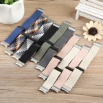 Magnetic Fold Buckle Nylon Woven Watch Band - Image 3