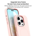 Mutural Karen Series Liquid Silicone Magsafe Phone Case, For iPhone 15 Pro Max, For iPhone 15 Pro - Image 9