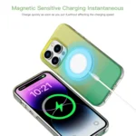 Mutural MagSafe Magnetic Gradient Phone Case, For iPhone 15 Pro Max, For iPhone 15 Pro - Image 3