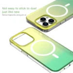 Mutural MagSafe Magnetic Gradient Phone Case, For iPhone 15 Pro Max, For iPhone 15 Pro - Image 4