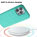 Wheat MagSafe Magnetic Straw Material + TPU Phone Case, For iPhone 15 Pro Max, For iPhone 15 Pro - Image 5