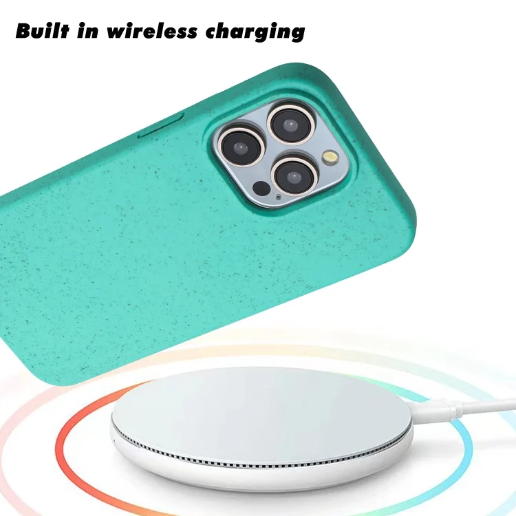 EDA005957407A_4.webp Wheat MagSafe Magnetic Straw Material + TPU Phone Case, For iPhone 14 Pro, For iPhone 14 Pro Max - Image 5