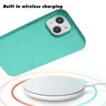 Wheat MagSafe Magnetic Straw Material + TPU Phone Case, For iPhone 13, For iPhone 12 - Image 5