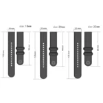 Universal Solid Color Reverse Buckle Silicone Watch Band - Image 2