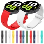 Universal Solid Color Reverse Buckle Silicone Watch Band - Image 3