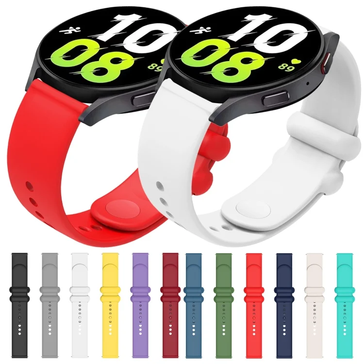 EDA0059587_B2.webp Universal Solid Color Reverse Buckle Silicone Watch Band - Image 3