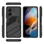Punk Armor 2 in 1 PC + TPU Phone Case with Holder, For Xiaomi Redmi Note 13R Pro 5G, For Xiaomi 14 Ultra 5G - Image 3