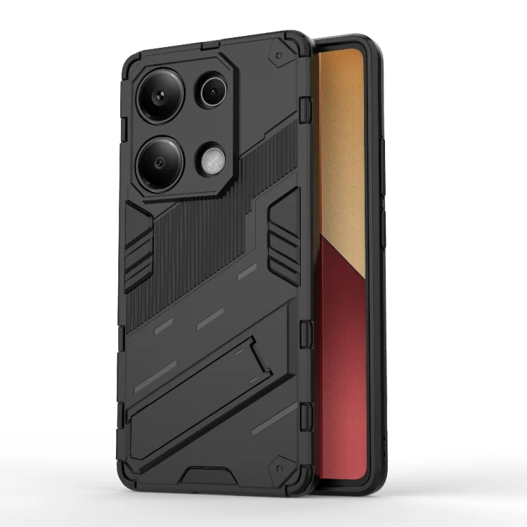 Punk Armor 2 in 1 PC + TPU Phone Case with Holder, For Xiaomi Redmi Note 13 Pro 4G Global, For Xiaomi Redmi K70E 5G
