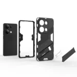 Punk Armor 2 in 1 PC + TPU Phone Case with Holder, For Xiaomi Redmi Note 13 Pro 4G Global, For Xiaomi Redmi K70E 5G - Image 5