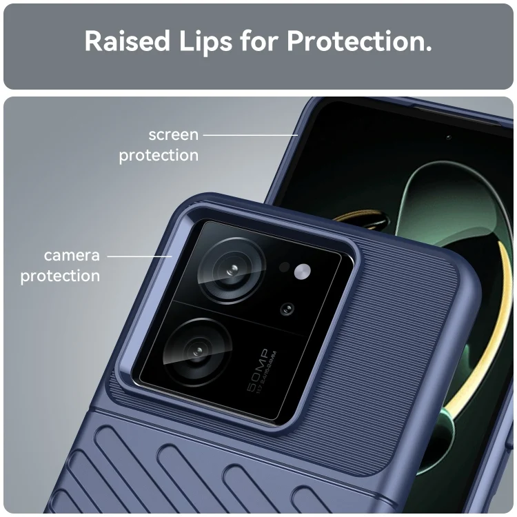 EDA005961202A_5.webp Thunderbolt Shockproof Soft TPU Phone Case, For Xiaomi 13T Pro, For Xiaomi 13T - Image 6