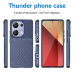 Thunderbolt Shockproof Soft TPU Phone Case, For Xiaomi Redmi Note 13 Pro 4G, For Xiaomi Redmi Note 13 4G, For Xiaomi Poco C65, For Xiaomi 14 Pro, For Xiaomi 14, For Xiaomi Redmi Note 13 5G... - Image 2